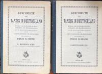 GESCHICHTE DES TANZES IN DEUTSCHLAND  -  BEITRAG ZUR DEUTSCHEN SITTENLITERATUR- UND MUSIKGESCHICHTE NACH DEN QUELLEN ZUM ERSTENMAL BEARBEITET UND MIT ALTEN TANZLIEDERN UND MUSIKPROBEN.  I - II. / I. Darstellender Teil, II. Musikbeilagen: Tanzlieder und Tanzmelodien von &auml;lterer Zeit bis zur Gegenwart