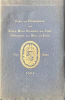 RANG. och F&Ouml;RTECKNINGH:- vpp&aring; KONGL. MAYtz. REGEMENtz och COMP. OFFICERARE. till H&Auml;ST. och FOTH: PRO ANNO 1684