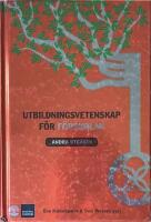 Utbildningsvetenskap f&ouml;r f&ouml;rskolan; Andra utg&aring;van