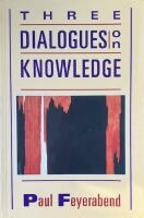 THREE DIALOGUES ON KNOWLEDGE