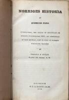 NORRIGES HISTORIA; &ouml;fvers&auml;ttning, med till&auml;gg af ber&auml;ttelsen om Norriges statshv&auml;lfning 1814; ett sammandrag af dess grundlag, samt en blick p&aring; Norriges n&auml;rvarande tillst&aring;nd af Fredrik B. C&ouml;ster, Kapiten i Sv. Arm&eacute;en. G. M.