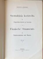 SUOMALAISIA KORISTEITA  I.  Ompelukoristeita ja kuoseja  /. FINNISCHE ORNAMENTE  I.  Stickornamente und Muster