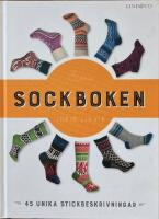 STORA SOCKBOKEN  -  45 unika stickbeskrivningar
