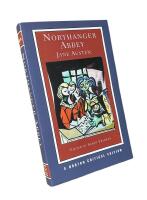 NORTHANGER ABBEY  -  Authoritative Texts, Back grounds, Criticism; Edited by Susan Fraiman