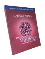Principles of Virology. Volume II. Pathogenesis and Control; Third Edition