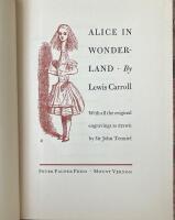 ALICE IN WONDERLAND; With all the original engravings as drawn by Sir John Tenniel