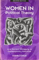 WOMEN IN POLITICAL THEORY  :   From Ancient Misogyny to Contemporary Feminism; Second Edition
