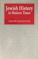 Jewish History in Modern Times