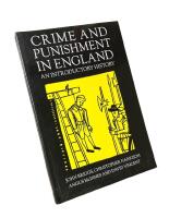 CRIME AND PUNISHMENT IN ENGLAND  :  An Introductory History