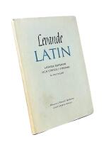 LEVANDE LATIN  -  Latinska sentenser och uttryck i svenskan; Fj&auml;rde upplagan