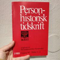 Personhistorisk tidskrift &Aring;rg&aring;ng 84 - H&auml;fte 3-4