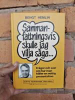 Sammanfattningsvis skulle jag vilja s&auml;ga&hellip;
