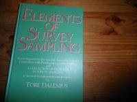Elements of survey sampling : notes prepared for the Swedish Agency for Research Cooperation with Developing Countries (SAREC) [and a collection of exercises in survey sampling to be used in conjunction with the notes]