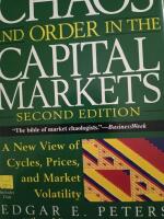 Chaos and Order in the Capital Markets: A New View of Cycles, Prices, and M