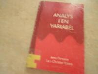 &Ouml;vningar i analys i en variabel