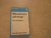 M&auml;nniskosyn och terapi - nya perspektiv