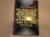 On formally undecidable propositions of Principia mathematica and related systems