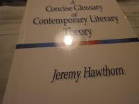 A concise glossary of contemporary literary theory