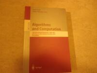Algorithms and computation : 12th international symposium ; proceedings