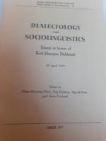 Dialectology and sociolinguistics : essays in honor of Karl-Hampus Dahlstedt 19 april 1977