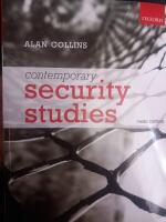 Contemporary security studies