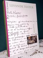 Levande texter &ndash; Antologi f&ouml;r litteraturl&auml;sning och temastudier &ndash; Andra, omarbetade och utvidgade upplagan &ndash; [gy2011, Svenska]