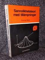 Sannolikhetsteori med till&auml;mpningar &ndash; Bok A