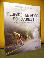 Research Methods for Business &ndash; A Skill-Building Approach &ndash; 8th Edition