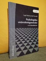 Psykologiska unders&ouml;kningsmetoder &ndash; en introduktion &ndash; Andra upplagan