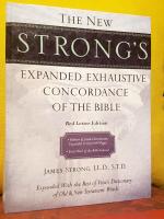 The New Strong's Expanded Exhaustive Concordance of the Bible &ndash; Red Letter Edition &ndash; Hebrew & Greek Dictionaries Expanded to Over 600 Pages &ndash;  Every Word of the Bible Indexed &ndash; Expanded With the Best of Vine's Dictionary of Old & New Testament Words