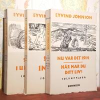 Romanen om Olof, hela serien, alla delar: Nu var det 1914 – Här har du ditt liv! – Se dig inte om! – Slutspel i ungdomen – [del 1-4, I-IV, komplett tetralogi uppdelade i tre volymer] 