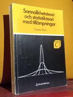Sannolikhetsteori och statistikteori med till&auml;mpningar &ndash; [Bok C]