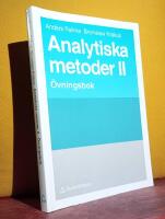 Analytiska metoder II : &Ouml;vningsbok
