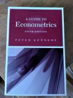 A Guide to Econometrics