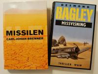 Paket med 2 deckare- thriller-b&ouml;cker.Titlar i beskrivningen. 