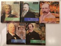 H&auml;ndel: Fr&aring;n opera till oratorium. Brahms: Romantiska passioner. Elgar: Den brittiska andan. Bruckner: Symfonisk storslagenhet. Saint-Saens: Fransk kavalkad.