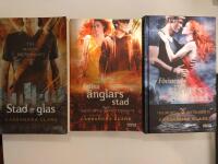 The mortal instruments. Del 3. Stad av glas. Del 4. Fallna &auml;nglarna stad. Del 5. F&ouml;rlorade sj&auml;lars stad.
