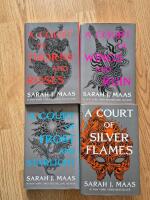 &bull;A court of thorns and roses.&bull;A court of wings and ruin.&bull; A court of frost and starlight. &bull;A court of silverflames.