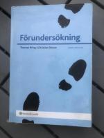 F&ouml;runders&ouml;kning