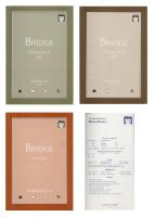 Bridge - Grundkurs A, Grundkurs B, Lathund och Bridgeguide (4 trycksaker) 