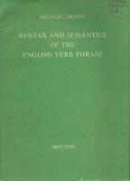 Syntax and semantics of the English verb phrase 