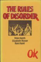 The rules of disorder