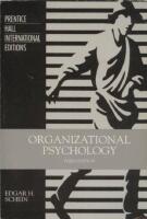 Organizational psychology