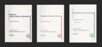 Social Science Research Methodology Series (3 vol.) 