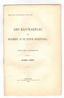 &Aring;bo Klockarelag och Fragment af en svensk Gillestadga.