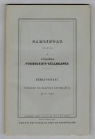 Sveriges dramatiska litteratur till och med 1875. Fjerde h&auml;ftet.