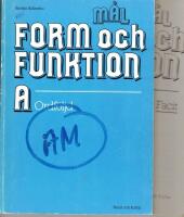 M&aring;l - Form och funktion. A, Ordf&ouml;ljd (Med FACIT)