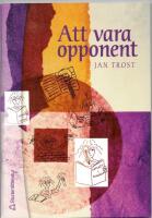 Att vara opponent