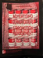 Advertising communications and promotion management