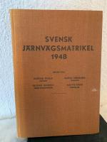 Svensk j&auml;rnv&auml;gsmatrikel 1948
